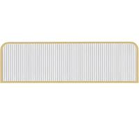 EYRMQWJPC Écran de séparation de Panneau en Verre, for cloisons de séparation dans Les salles à Manger et Les Bureaux, confidentialité(Golda,100x30cm)