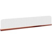 EYRMQWJPC Écran de séparation de Panneau en Verre, Table de comptoir décorative en Acier Inoxydable for Salle à Manger, Couloir surélevé, Bureau(Clear-a,39.3x11.8 in)