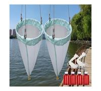 EYRMQWJPC Filet Biologique pour plancton, Pack de 2 Filets à plancton for phytoplancton zooplancton, avec Corde à Bouteille, Maille 13 25(25#)