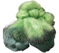 EYRMQWJPC Filet maillant de pêche en Nylon coulé à la Main Lot de 3 Filets de pêche maillants en Nylon monofilament, Longueur 100 m, Profondeur 3 m/4 m/5 m(100m-3m-2.5cm)