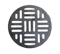 EYRMQWJPC Grille de Siphon Circulaire en Fonte, Couvercle de Grille Drainage Rond extérieur en Fonte, diamètre 20-70cm(67x3cm)