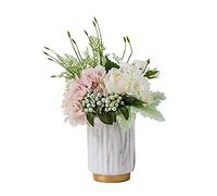 EYRMQWJPC La Grande Fleur, Fleurs Anniversaire Maison Mariage Décoration Fleurs artificielles Vase Ensemble