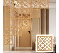 EYRMQWJPC Panneaux de paravent en Bois Massif, Hanging Room Divider Panel Natural Color 29x29cm Pack of 1-100 Pieces