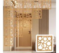 EYRMQWJPC Panneaux de paravent en Bois Massif, Hanging Room Divider Screen Panel Natural Color 29x29cm