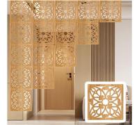 EYRMQWJPC Panneaux de paravent en Bois Massif, Hollow Hanging Screen Divider Panels Wood Plastic Natural 29 by Centimeters