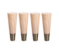 EYRMQWJPC Pieds de Remplacement pour Le Bricolage, Pieds de Meubles Pack de 4 Bois 12-35cm(35cm)
