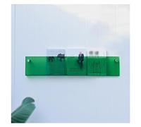 EYRMQWJPC Porte-Magazine Clair, Porte-revues Mural en Acrylique (60, 80, 100 cm), Porte-brochures, bibliothèque(Green,100cm/39in)