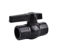 EYRMQWJPC Raccords pour tuyaux en PVC Raccords d'eau de Jardin en PVC, coude, Bouchon T, Irrigation, Drainage, Aquarium, 20-50 mm, Noir(PVC VAE,20Mm Black)