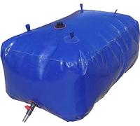 EYRMQWJPC Sac Pliable de Stockage d’Eau Réservoir d'eau Pliable avec Robinet, Bleu, Plusieurs Tailles (400 L à 5000 L)(3000L)