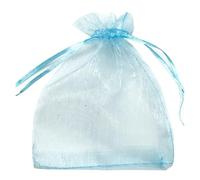 EYRMQWJPC Sacs de Protection des Fruits, Lot de 10 Sacs en Filet, Plusieurs Tailles, Multicolores(Light Blue,16x22cm)