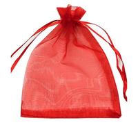 EYRMQWJPC Sacs de Protection des Fruits, Lot de 10 Sacs en Filet, Plusieurs Tailles, Multicolores(Red,13x18cm)