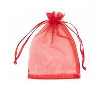 EYRMQWJPC Sacs de Protection des Fruits, Lot de 100 Filets de Protection for Fruits, Vert et Blanc, 18 x 13 cm(Red)