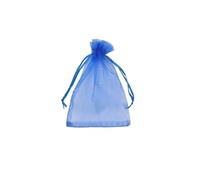 EYRMQWJPC Sacs de Protection des Fruits, Lot de 100 Sacs en Filet à Cordon for la Protection des Fruits et des Plantes, Multicolores, Plusieurs Tailles(Blue,17cm x 23cm)