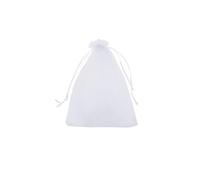 EYRMQWJPC Sacs de Protection des Fruits, Lot de 100 Sacs en Filet à Cordon for la Protection des Fruits et des Plantes, Multicolores, Plusieurs Tailles(White,20cm x 30cm)