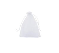 EYRMQWJPC Sacs de Protection des Fruits, Lot de 50 Sacs en Filet à Cordon for Fruits, légumes, Fleurs, Multicolores, Plusieurs Tailles(White,17cm x 23cm)