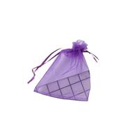 EYRMQWJPC Sacs de Protection des Fruits, Sachets en Filet for Fruits avec Cordon de Serrage, Plusieurs Tailles, Violet, Paquet de 100(15 x 20 cm)