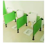 EYRMQWJPC Séparateur de Toilettes, Lot de 3 cloisons séparation for Toilettes, Fixation Murale et au Sol, for urinoir, Hauteur: 60cm 79cm