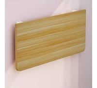 EYRMQWJPC Table Pliante Simple, Table d'ordinateur Flottante multifonctionnelle, Table de Cuisine, Table à Manger, Bureau à Domicile, Gain de Place(Wood Color,90 * 50cm/35 * 20in)