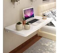 EYRMQWJPC Table Pliante Simple, Table Pliante Murale, Bureau à Manger Flottant à abattants, établi Pliant Robuste(White,50 * 30cm/20 * 12in)
