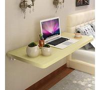 EYRMQWJPC Table Pliante Simple, Table Pliante Murale, Bureau à Manger Flottant à abattants, établi Pliant Robuste(White Maple,70 * 40cm/28 * 16in)