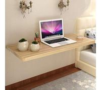 EYRMQWJPC Table Pliante Simple, Table Pliante Murale, Bureau à Manger Flottant à abattants, établi Pliant Robuste(Walnut Color,120 * 40cm/47 * 16in)
