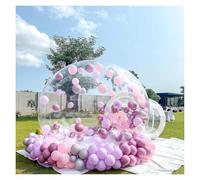 EYRMQWJPC Tente Gonflable Transparente, Tente à Bulles Gonflable dôme translucide, Maison à Bulles Commerciale avec souffleur, Maison extérieure, arrière-Cour, Vue sur la Neige, Parfaite