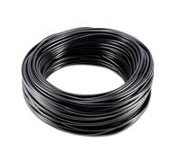 EYRMQWJPC Tuyau de Micro-Irrigation, Micro Tube d'irrigation Ligne Goutte à Alimentation Noire Pi - Plusieurs Longueurs 5-100 m(10m(32ft))