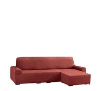 Eysa Aquiles Élastique Chaise Longue Bras Court Droite, Vue frontale, Polyester Coton, Orange, 43x37x14 cm