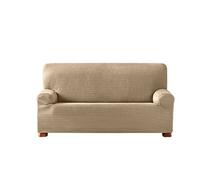 Eysa Aquiles Élastique Housse de Canapé 2 Places, Polyester Coton, Beige, 37x29x7 cm