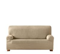 Eysa Aquiles Élastique Housse de Canapé 3 Places, Polyester Coton, Beige, 37x29x9 cm