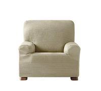 Eysa Aquiles Élastique Housse de Fauteuil, Polyester Coton, Écru, 37x29x5 cm