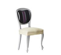 Eysa Aquiles Élastique Housses de Chaise, Pack 2, Polyester Coton, Écru, 33x22x4 cm