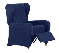 Eysa Aquiles Elastique Relax Housse de Fauteuil, Polyester Coton, Bleu, 37x29x5 cm