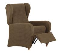 Eysa Aquiles Elastique Relax Housse de Fauteuil, Polyester Coton, Marron, 37x29x5 cm