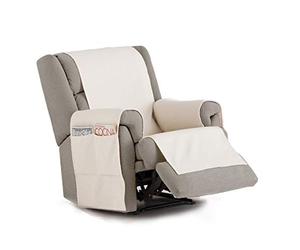 Eysa Bianca practica Housse de Fauteuil Couleur 00-écru, Coton, Ecru, 37x7x29 cm