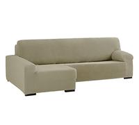 Eysa Cora Bi-Élastique Chaise Longue Gauche, Vue frontale, Polyester Coton, Lin, 39x35x19 cm