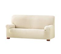 Eysa Cora Bi-Élastique Housse de Canapé 4 Places, Polyester Coton, Écru, 36x27x19 cm