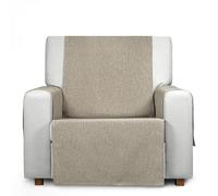 Eysa Housse de canapé 1 Place Pratique et antitache Beige Design Genna