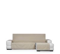 EYSA Mini Housse de canapé antitache Chaise Longue Beige Bras Droite Vue de Face Design Genna