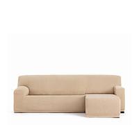 Eysa Housse de canapé en L élastique Llion Couleur 01/ Beige, Bras Court Droite Vue de Face