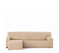 Eysa Housse de canapé en L élastique Llion Couleur 01/ Beige, Bras Court Gauche Vue de Face