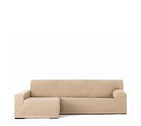 Eysa Housse de canapé en L élastique Llion Couleur 01/ Beige, Bras Long Gauche Vue de Face
