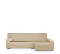Eysa Housse de canapé en L Extensible Beige Bras Droite Long Vue du Face Design Luz