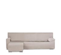Eysa Housse de canapé en L Extensible Lin Bras Gauche Court Vue du Face Design Luz