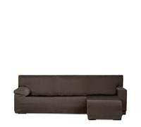 Eysa Housse de canapé en L Extensible Marron Bras Droite Court Vue du Face Design Luz