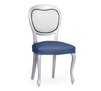 Eysa Housse de Chaise Extensible sans Dossier Beige Lot de 2 Design Luz