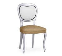 Eysa Housse de Chaise Extensible sans Dossier Moutarde Lot de 2 Design Luz