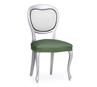 Eysa Housse de Chaise Extensible sans Dossier Beige Lot de 2 Design Luz