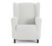 Eysa Housse de Fauteuil bi-élastique pour bergère Couleur Blanc Design Harlem