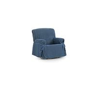 Eysa Loira Protect Imperméable et Respirant Housse de canapé, 65% Polyester 35% Coton, Bleu, 80-120 cm
